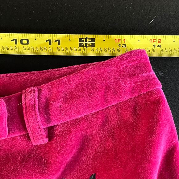 J. McLaughlin Women's Pink Embroidered Fox Corduroy Vintage Straight Jeans Sz 8 - Picture 6 of 8